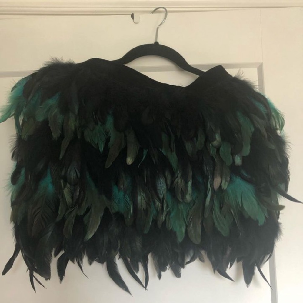 Vintage peacock skirt